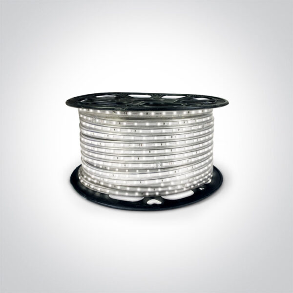 9W/m LED juosta, 4000K, IP65, 50m ritė - Image 2