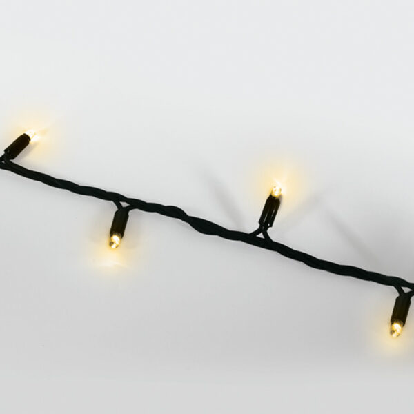 7W LED girlianda, 100 lempučių, juoda, 2700K, IP65