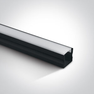 Paviršinis profilis su baltu difuzoriumi, 2m, su 2 poromis užbaigimų ir 6 vnt. tvirtinimo spaustukų. Tinka LED juostoms 12 mm.