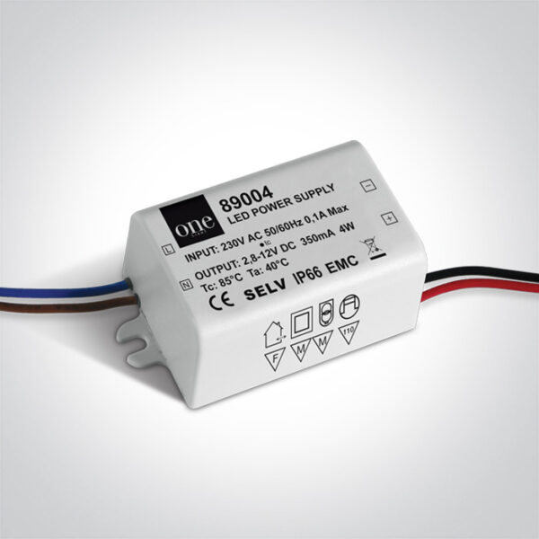 350mA LED maitinimo šaltinis, IP66