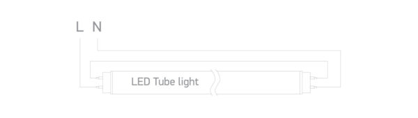 18W LED T8 lempa, 4000K - Image 3