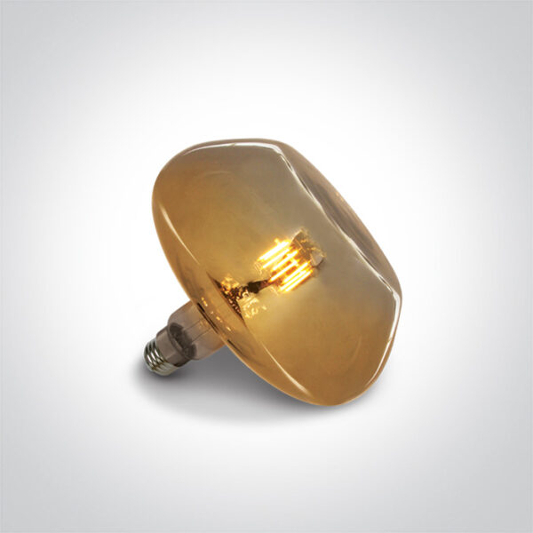 8W LED lemputė, E27, gintaro sp., 2700K