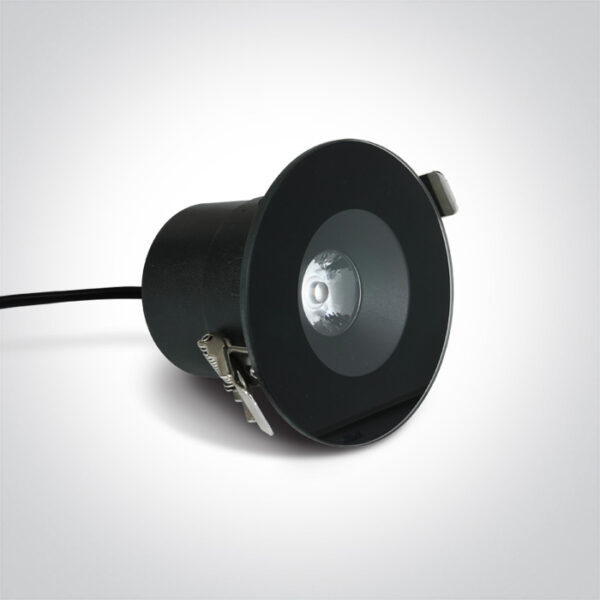 6W LED įleidžiamas šviestuvas, juodas, 3000K, IP65 - Image 2