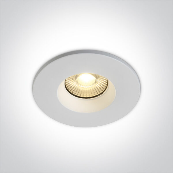 7W LED įleidžiamas šviestuvas, baltas, 2700/3000/4000K, IP65. Komplektuojama su maitinimo šaltiniu.