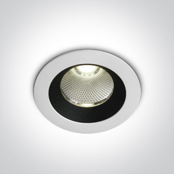 12W LED įleidžiamas šviestuvas, baltas, 4000K, IP65