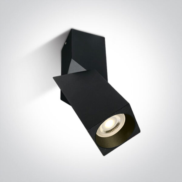 10W LED paviršinis šviestuvas, juodas, GU10 - Image 2