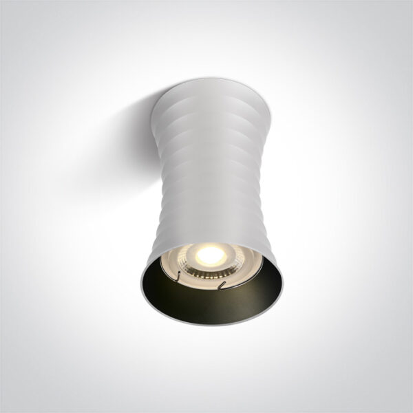 10W LED paviršinis šviestuvas, baltas, GU10