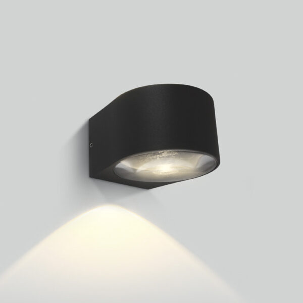 6W LED sieninis šviestuvas, antracito sp., 3000K