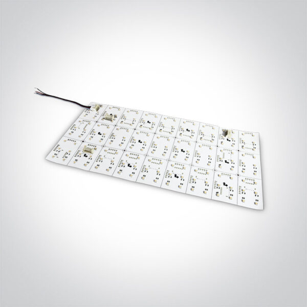 24W lanksti LED juosta, RGB+3000K, 48x24cm - Image 2