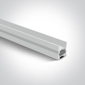 Paviršinis profilis, baltas, 2m, su baltu difuzoriumi, 7903/W