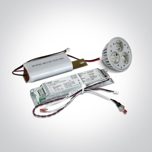 3W LED įleidžiamas avarinis šviestuvas, 6000K