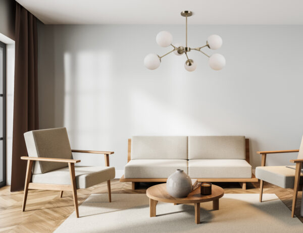Pakabinamas šviestuvas ANNES, E14, sendintos bronzos sp. - Image 3