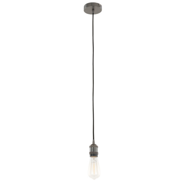 Pakabinamas šviestuvas CLASSO, E27, juodas - Image 2