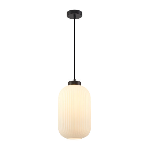Pakabinamas šviestuvas LINDO, E27, juodas - Image 3
