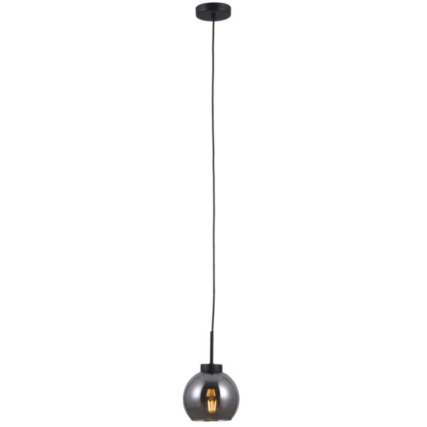 Pakabinamas šviestuvas POGGI, E27, matinės juodos sp. - Image 3