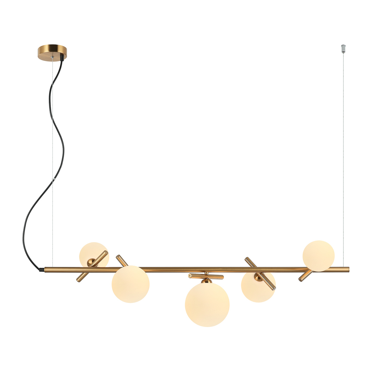 Pakabinamas šviestuvas REVERSO, G9, žalvario sp. - Image 2