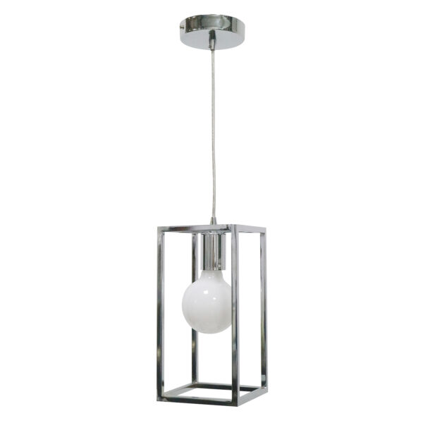 Pakabinamas šviestuvas SIGALO, E27, chromo sp. - Image 2