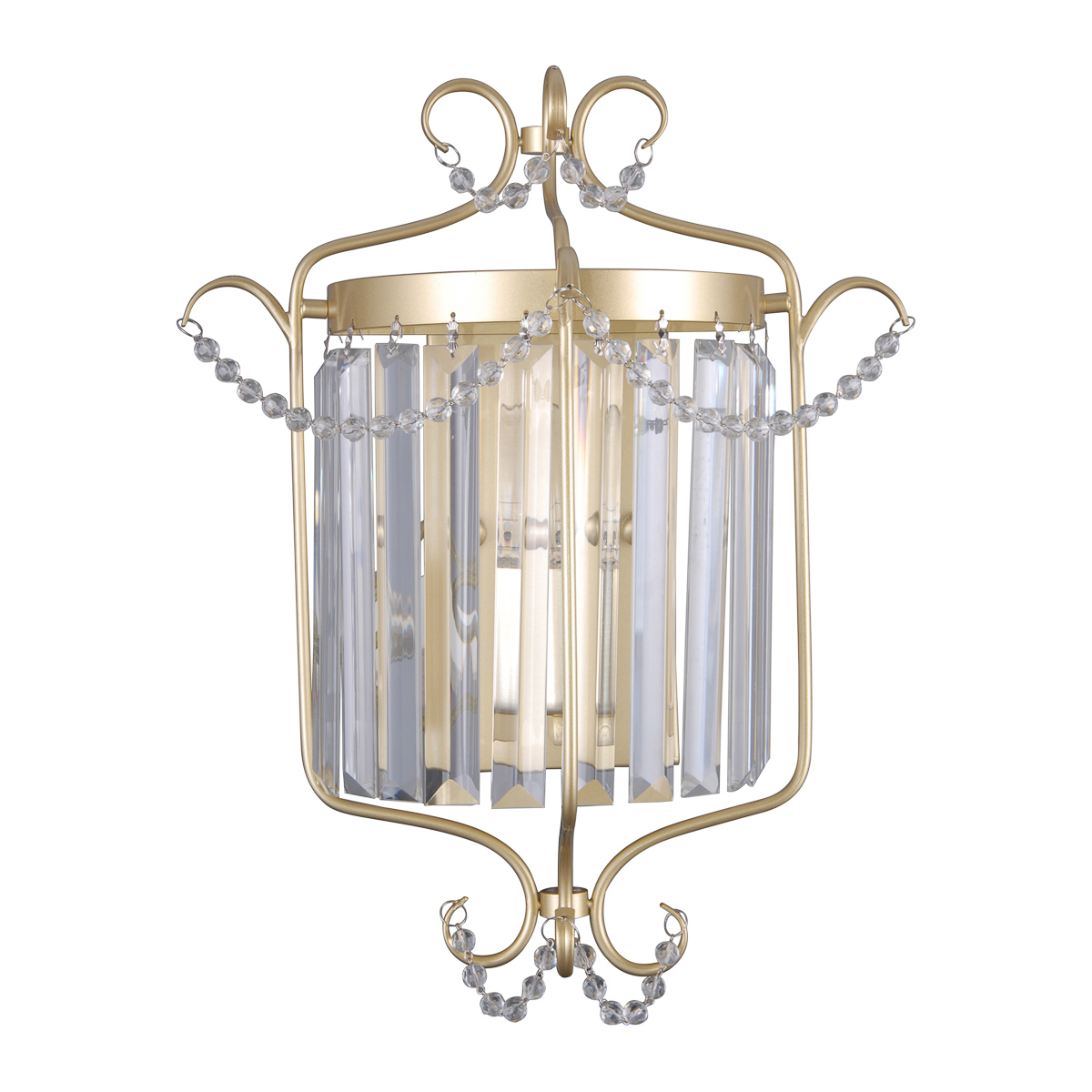 Sieninis šviestuvas RINALDO, E14, šampano sp.