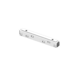 Magnetinės sistemos bėgelio OPTONICA S35/R35/R35B tiesus sujungimas, baltas