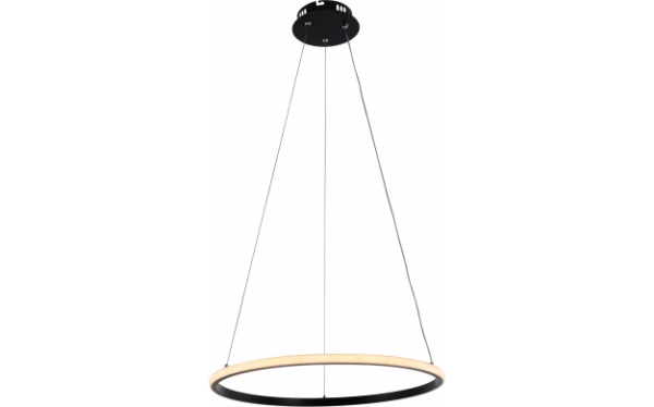 30W LED pakabinamas šviestuvas, 50cm, juodas, 3000K-6000K, dimeriuojamas