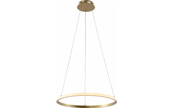 30W LED pakabinamas šviestuvas, 50cm, aukso sp., 3000K-6000K, dimeriuojamas