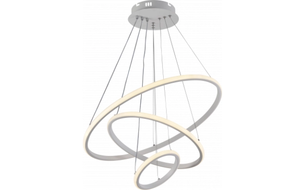 78W LED pakabinamas šviestuvas, 60cm, baltas, 3000K-6000K, dimeriuojamas