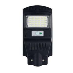 8W LED gatvės šviestuvas su saulės baterija, juodas, 6000K