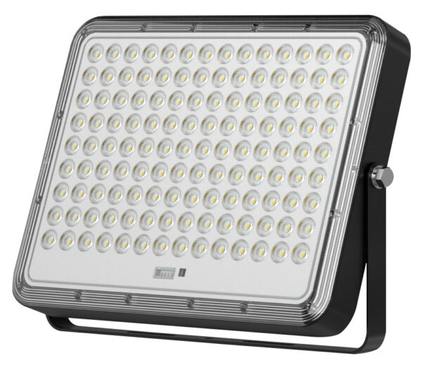25W LED prožektorius su saulės baterija, juodas, 6000K, dimeriuojamas