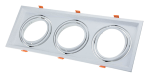 Lemputės laikiklis OPTONICA, baltas, 3xAR111