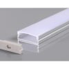 LED juostos paviršinis profilis OPTONICA, juodas, 2m, su juodu dangteliu ir užbaigimais - Image 2