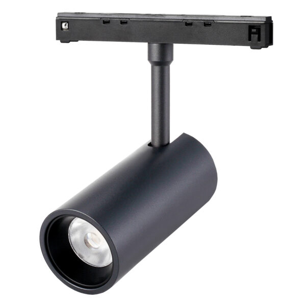 6W LED šviestuvas į magnetinę sistemą OPTONICA M15, juodas, 4000K
