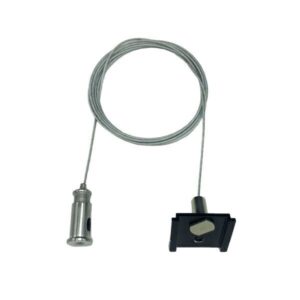 Magnetinių bėgelių OPTONICA M20/M35 pakakabinimo elementas, juodas