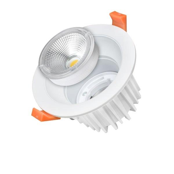 25W LED COB įleidžiamas šviestuvas OPTONICA, baltas, 6000K