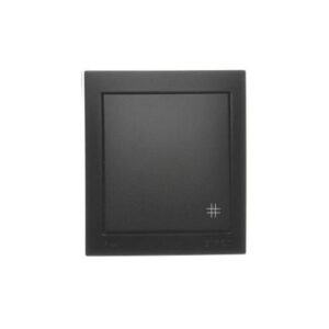 Kryžminis perjungiklis, 1 kl., virštinkinis, juodas, IP44, Kontakt Simon, Aquaclick, ACW7/49