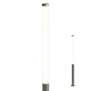 100W LED pastatomas lauko šviestuvas HINT, tamsiai pilkas, 3000K, IP54, 90278