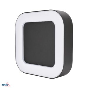 10W LED sieninis fasado šviestuvas VALIT, grafito sp., 3000K, IP65, 120°