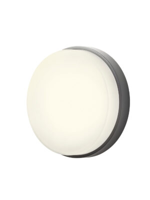 10W LED sieninis lauko šviestuvas URANIA, tamsiai pilkas, 3000K, IP65