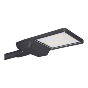 115W LED gatvės šviestuvas FLEX LARGE 1DIM, tamsiai pilkas, 3000K, IP66, 165x55°