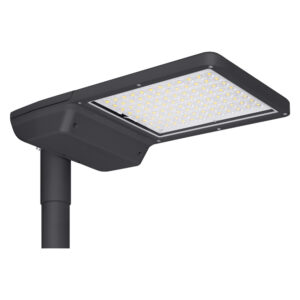 115W LED gatvės šviestuvas FLEX LARGE 1DIM, tamsiai pilkas, 4000K, IP66, 165x55°