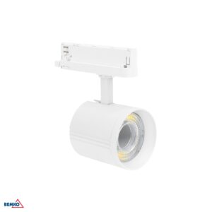 12-40W LED akcentinis šviestuvas į 3 fazių bėgelį VASKO, baltas, 4000K