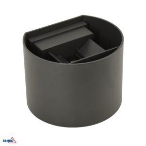 12W LED sieninis fasado šviestuvas VALIT, grafito sp., 4000K, IP65