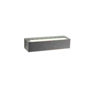 12W LED sieninis lauko šviestuvas AROOS, tamsiai pilkas, 3000K, IP65, šviečia į viršų ir į apačią, 90257