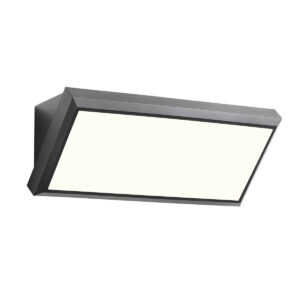 12W LED sieninis lauko šviestuvas MAKO, tamsiai pilkas, 3000K, IP65, 90159