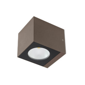 12W LED sieninis lauko šviestuvas TEKO, tamsiai rudas, 3000K, IP65, 90102