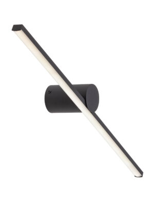 12W LED sieninis šviestuvas ROW, juodas, 4000K, IP44