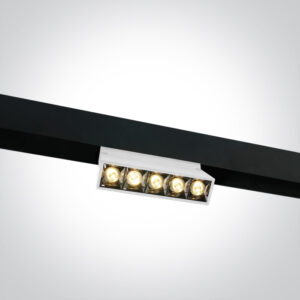 12W LED šviestuvas į magnetines sistemas MINI/MAXI/P&P, baltas, 3000/3500/4000K, 48V, 38°, 42106A/W/V