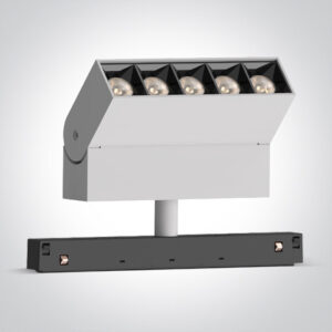 12W LED šviestuvas į magnetines sistemas MINI/MAXI/P&P, baltas, 3000/4000K, 48V, 38°, 42106AL/W/V