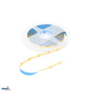 12W/m LED COB juosta PREMIUM, 12V, 4000K, 5m ritė