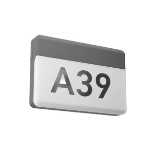 13,5W LED sieninis lauko šviestuvas CIVIC, tamsiai pilkas, 3000K, IP65, 90471