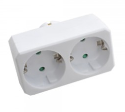 Šakotuvas (2-jų pozicijų) su įžeminimu, 10/16A